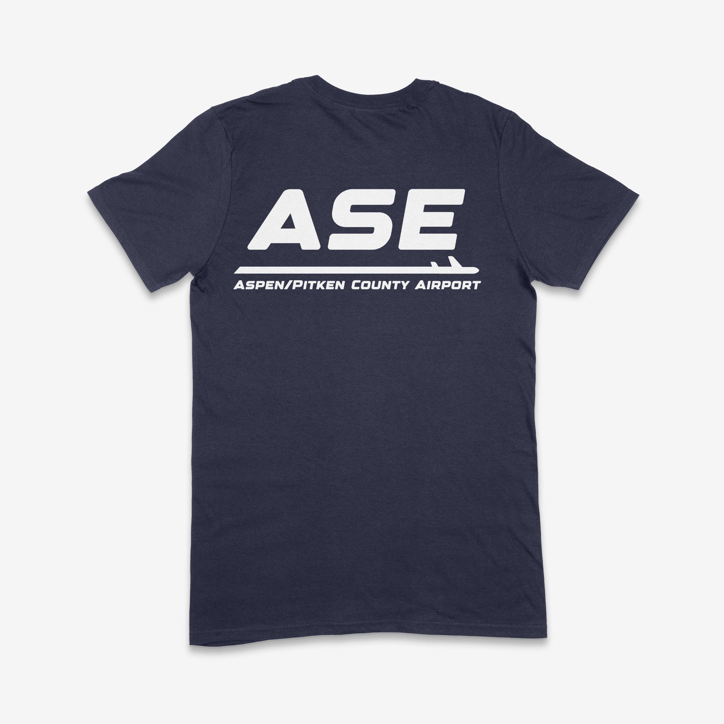 ASE Aspen/Pitkin County Airport Adult T-Shirt