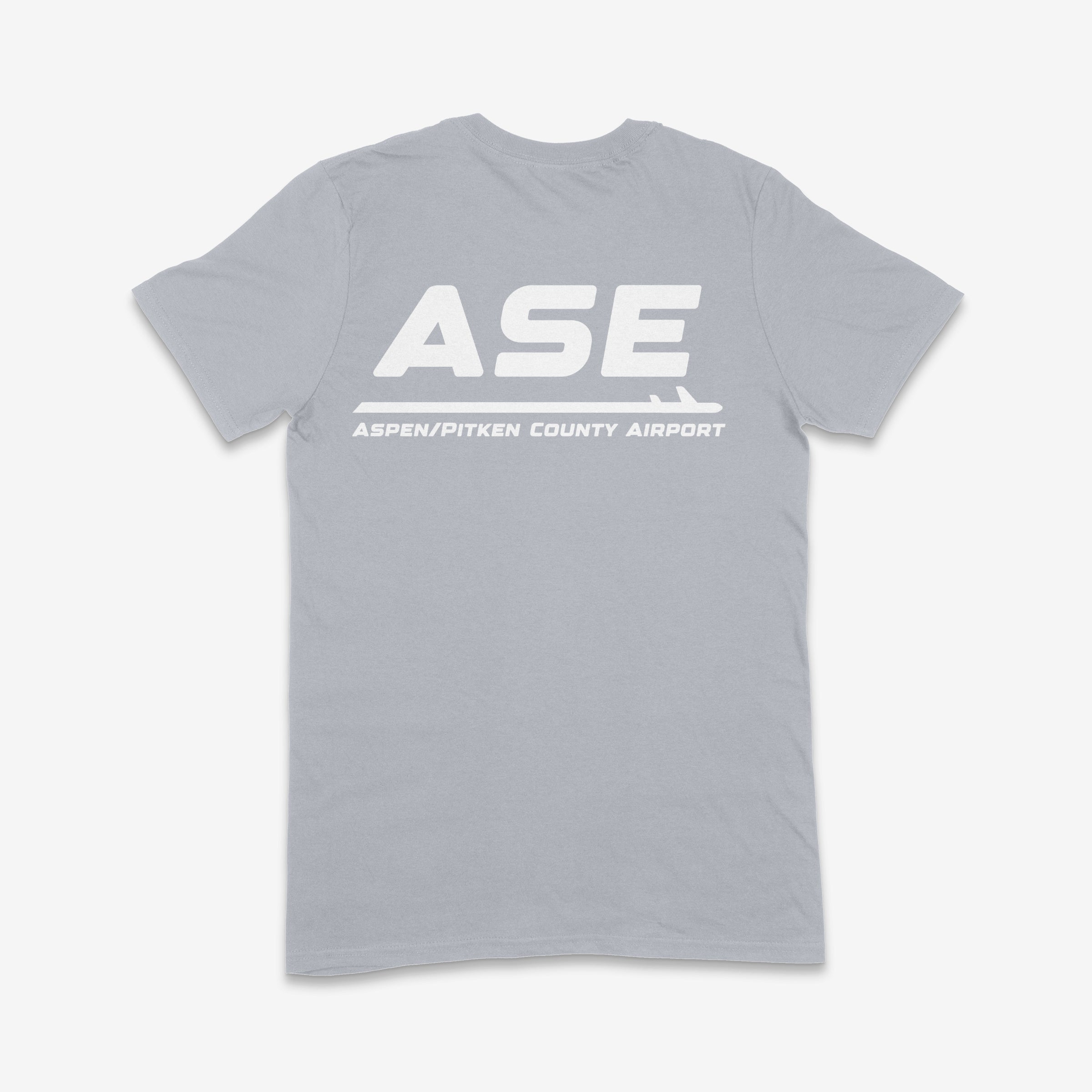 ASE Aspen/Pitkin County Airport Adult T-Shirt