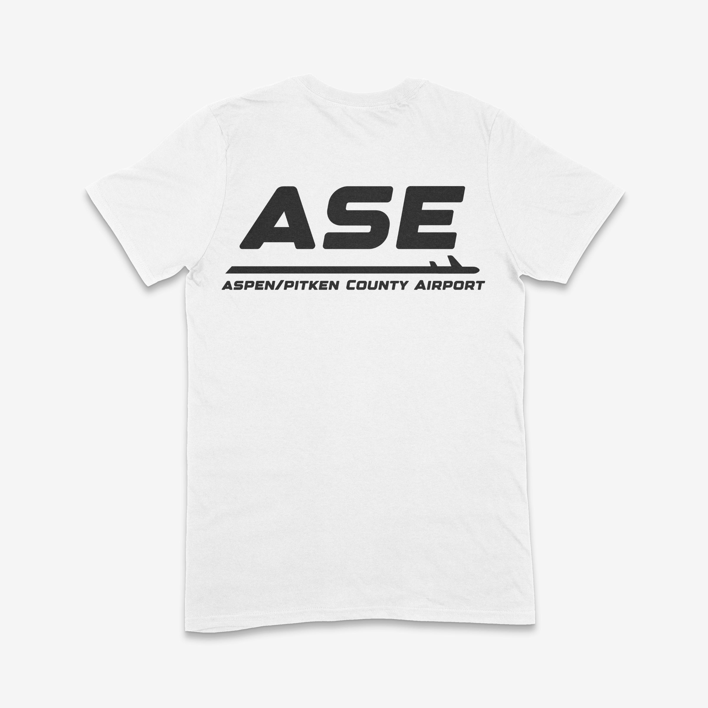 ASE Aspen/Pitkin County Airport Adult T-Shirt