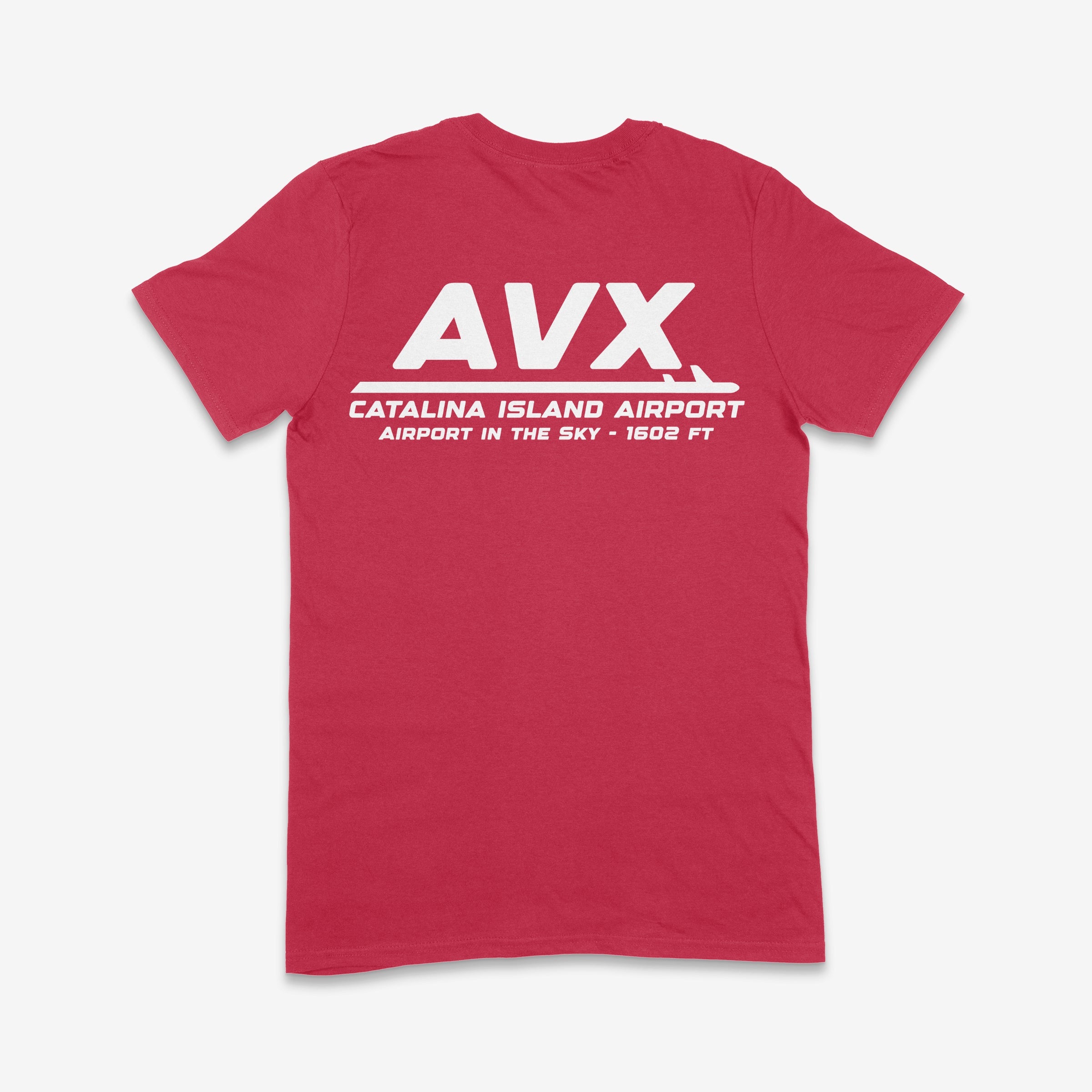 AVX Catalina Island Airport in the Sky Adult T-Shirt