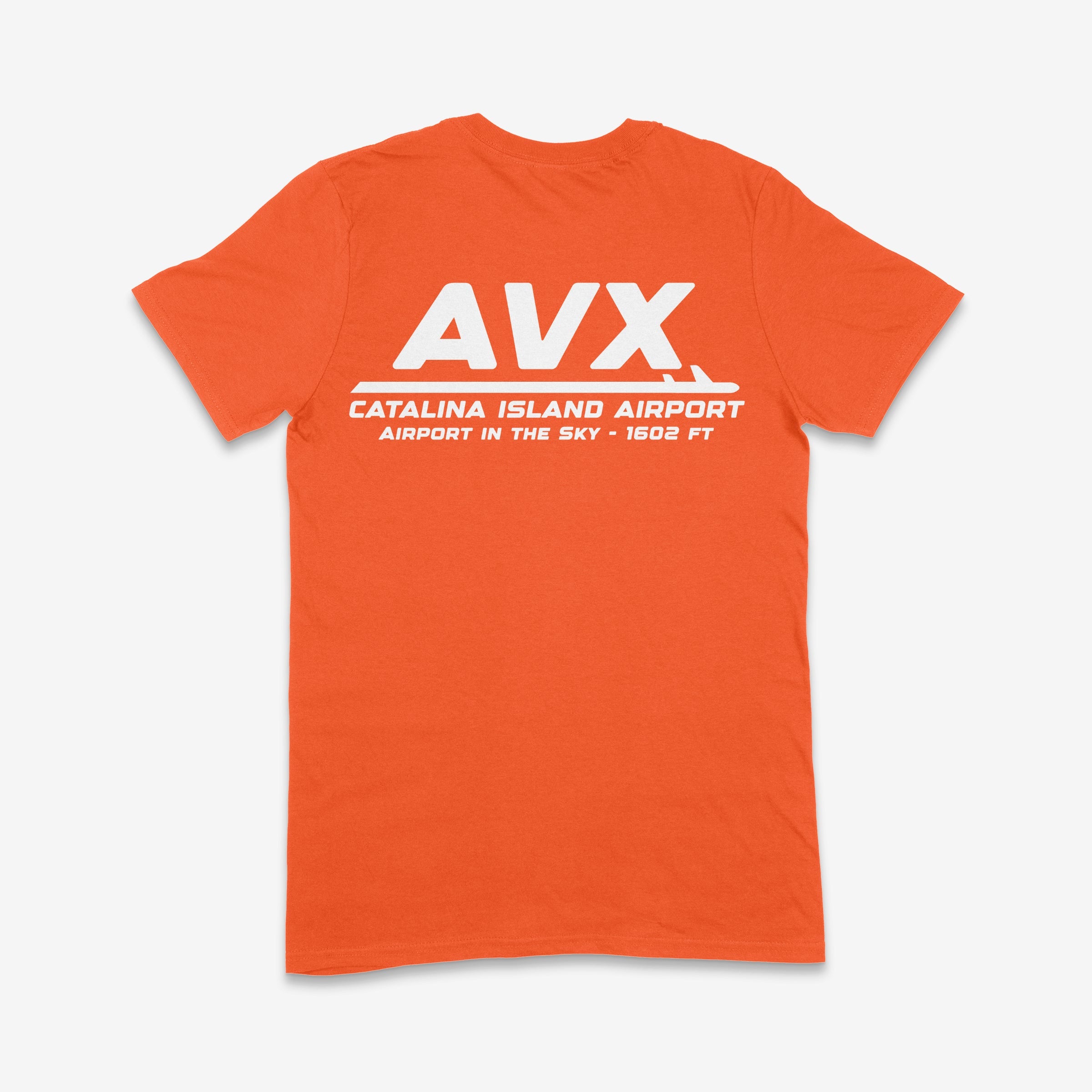 AVX Catalina Island Airport in the Sky Adult T-Shirt