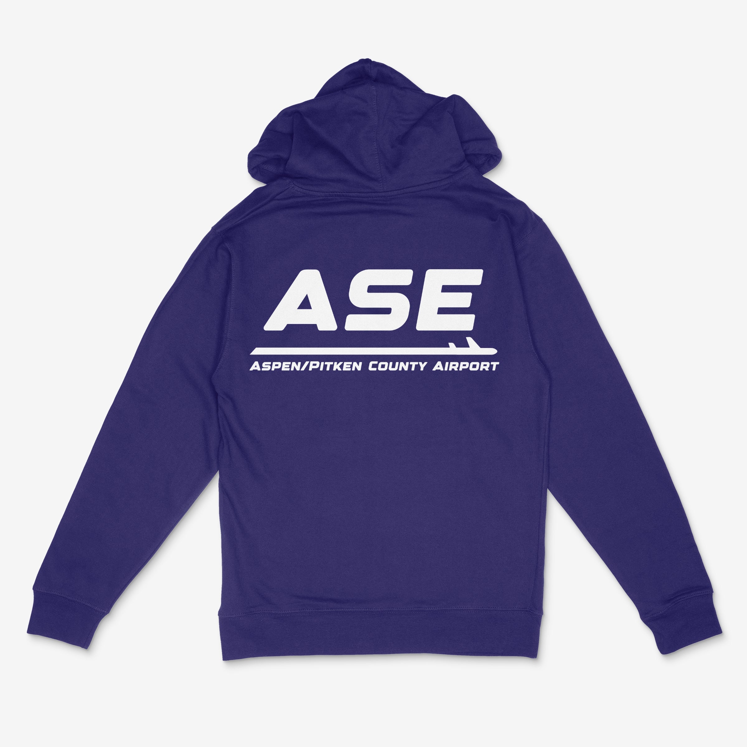 ASE Aspen/Pitkin County Airport Adult Hoodie