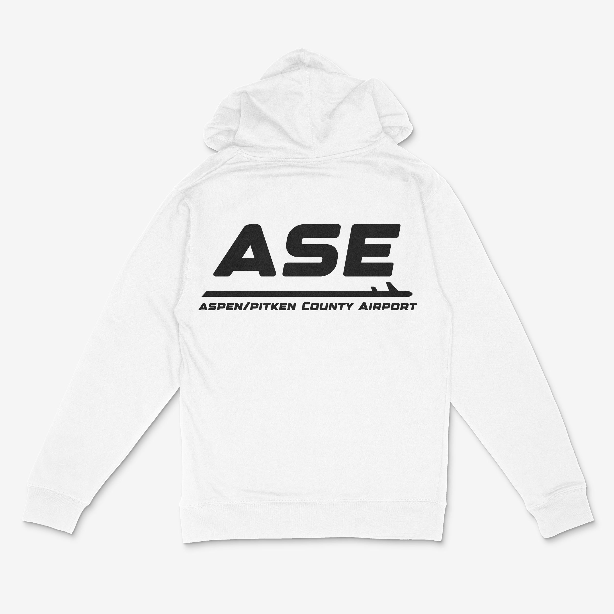 ASE Aspen/Pitkin County Airport Adult Hoodie