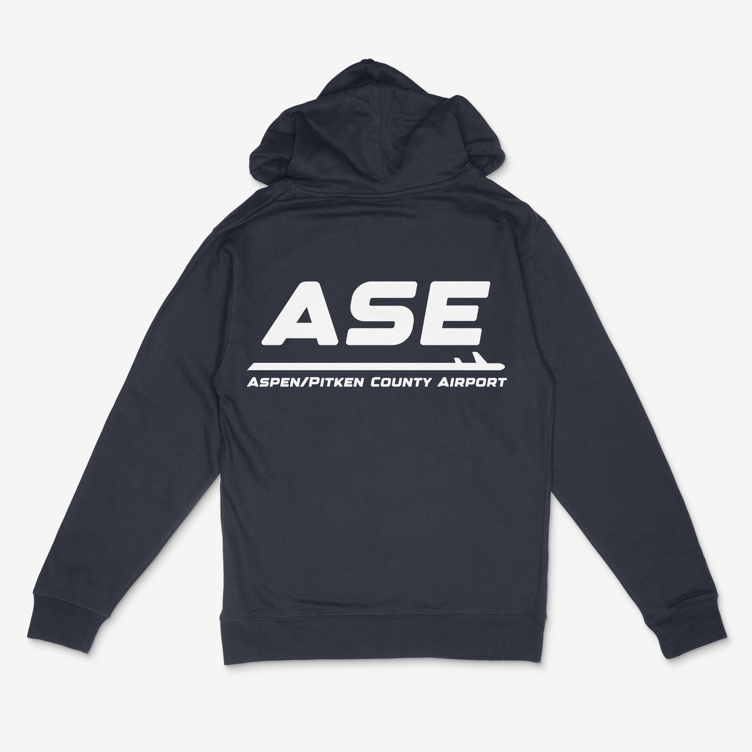 ASE Aspen/Pitkin County Airport Adult Hoodie