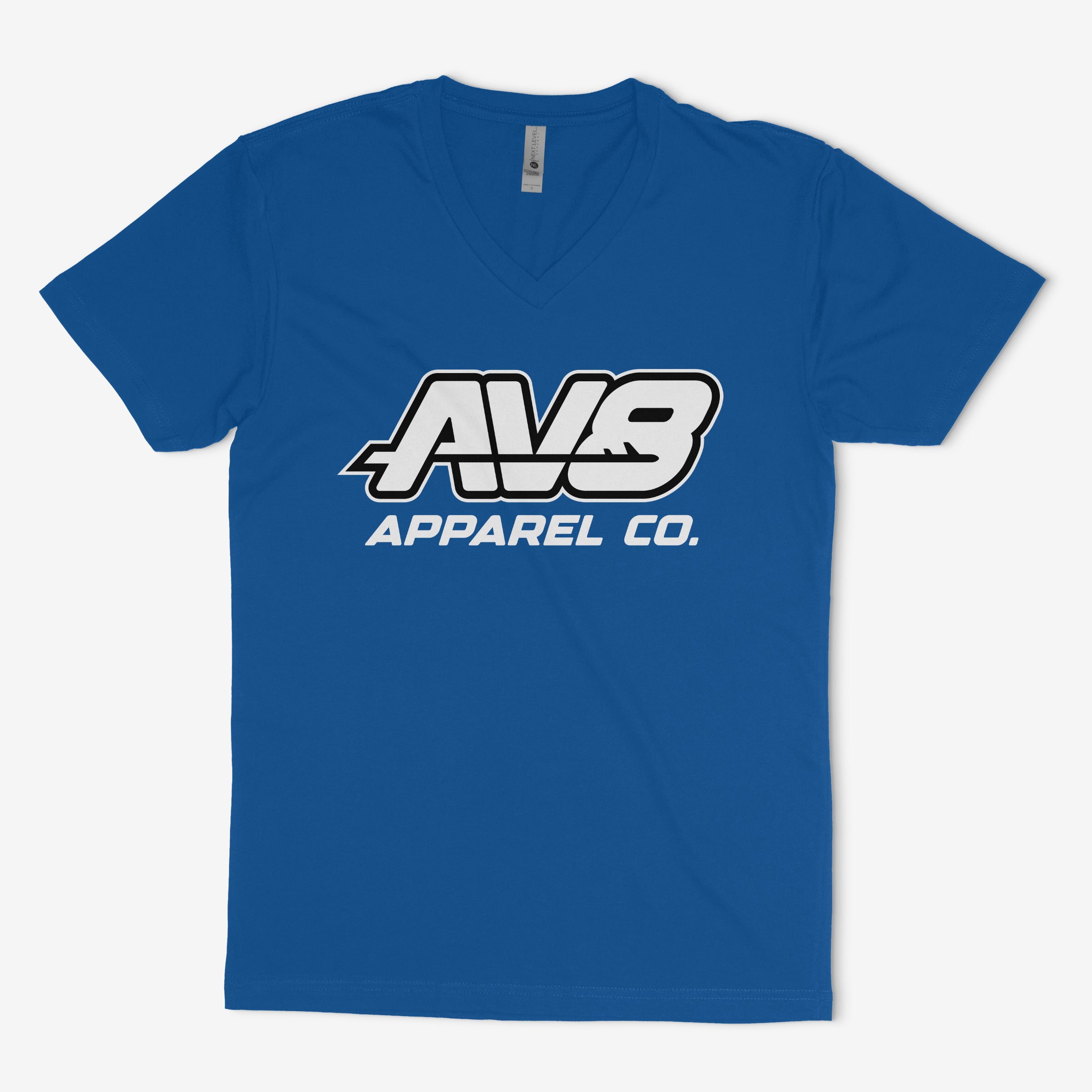 Women's AV8 Apparel Co. Center Chest Logo V Neck T-Shirt
